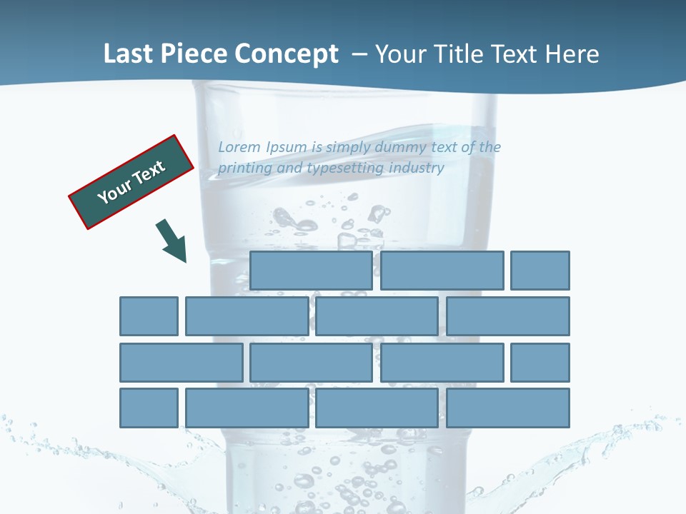 Thirst Glass Water PowerPoint Template