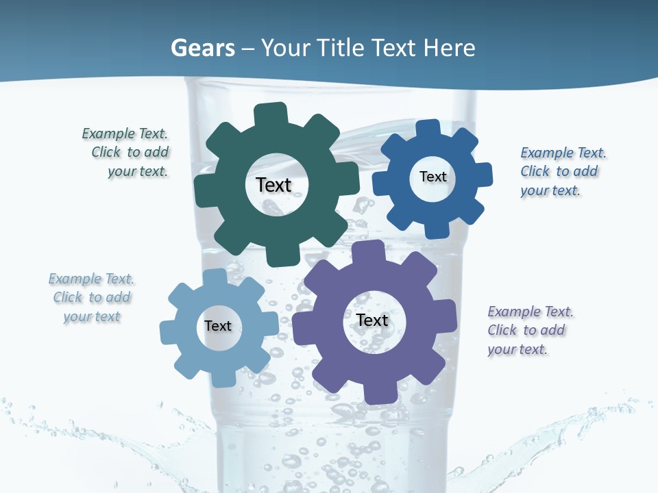 Thirst Glass Water PowerPoint Template