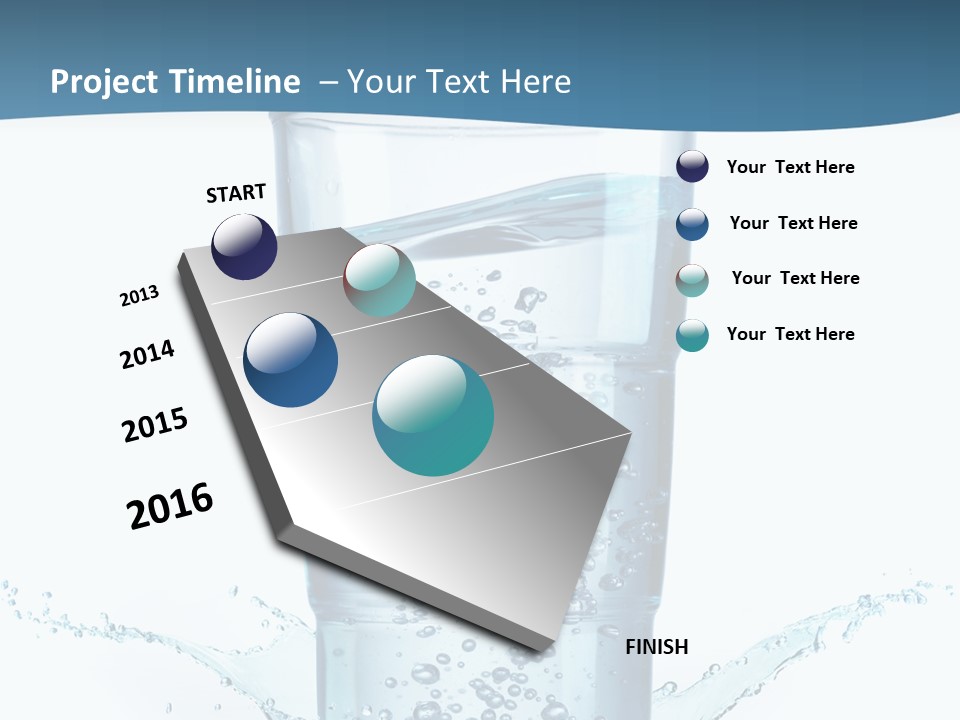 Thirst Glass Water PowerPoint Template