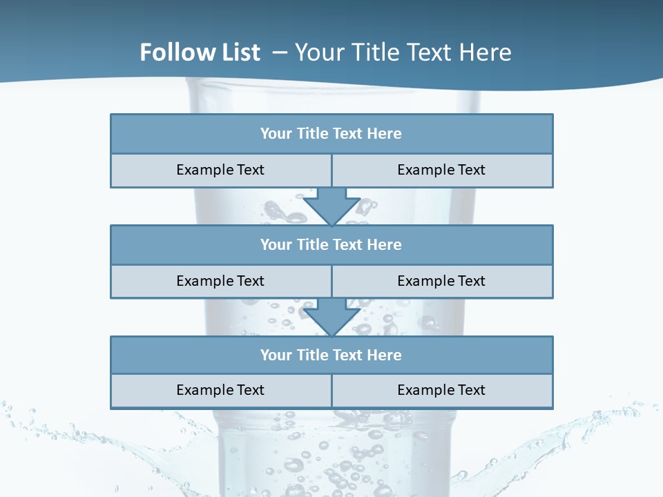 Thirst Glass Water PowerPoint Template
