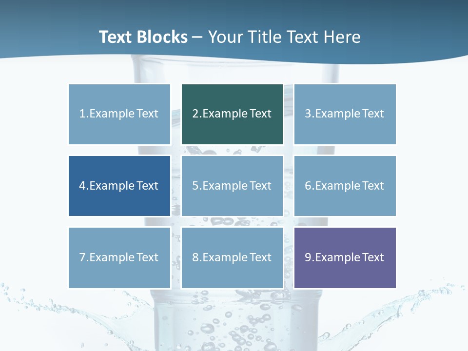 Thirst Glass Water PowerPoint Template
