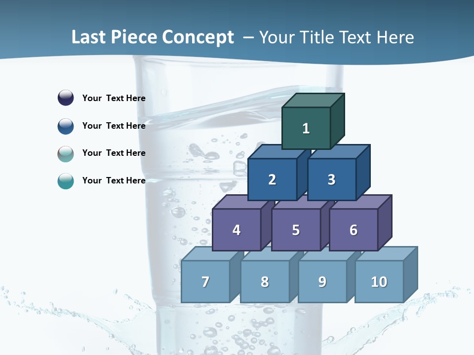 Thirst Glass Water PowerPoint Template