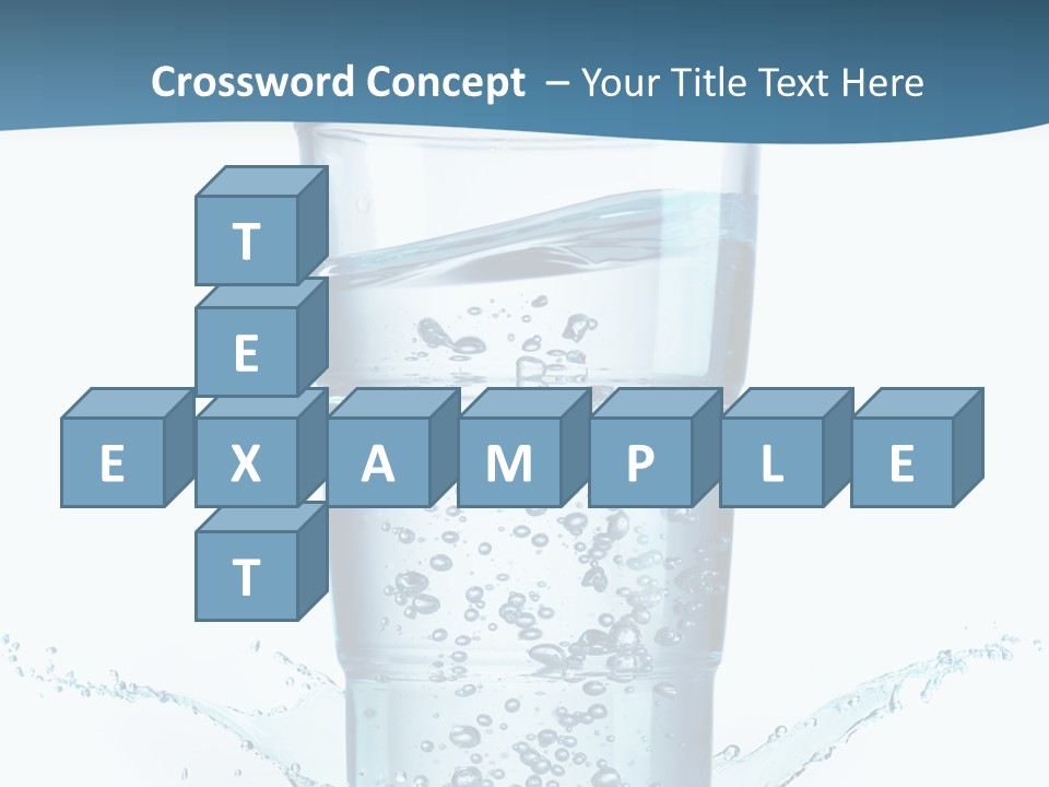 Thirst Glass Water PowerPoint Template