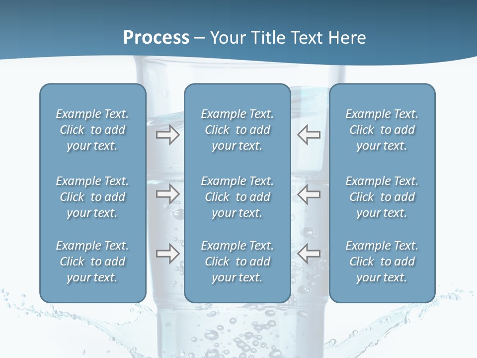 Thirst Glass Water PowerPoint Template