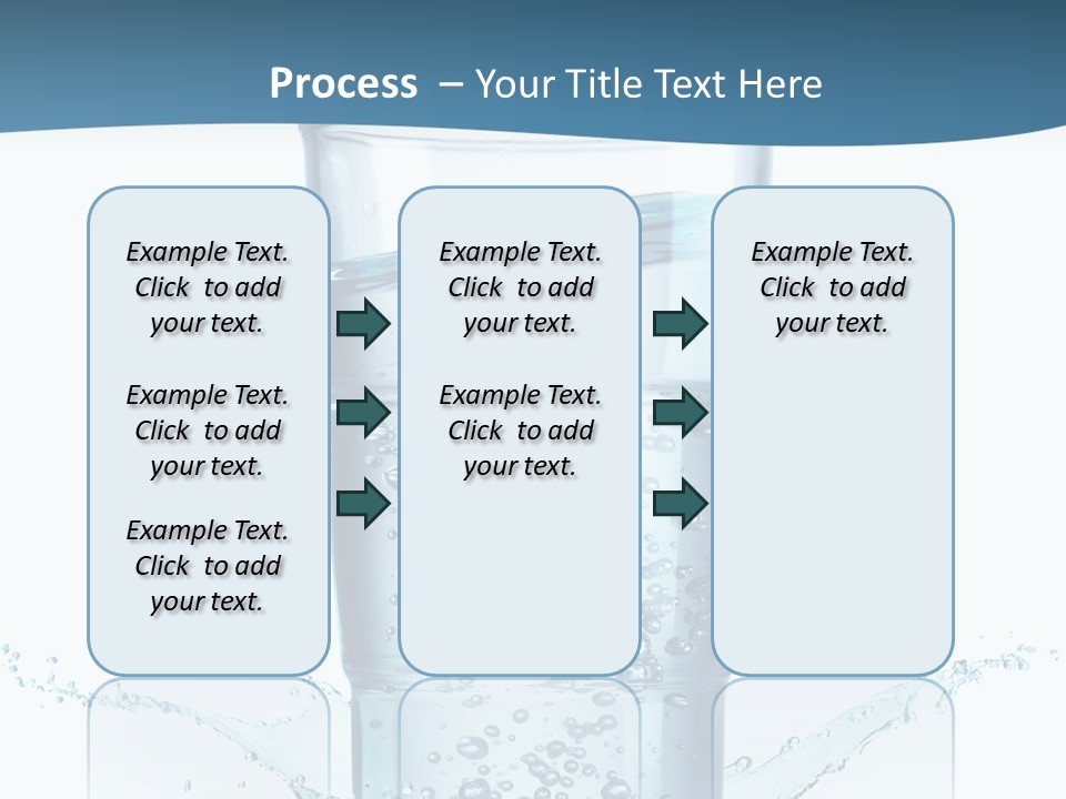 Thirst Glass Water PowerPoint Template