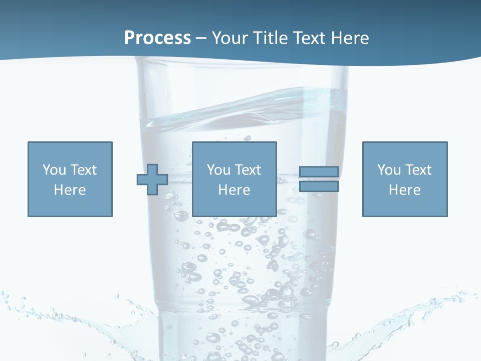Thirst Glass Water PowerPoint Template
