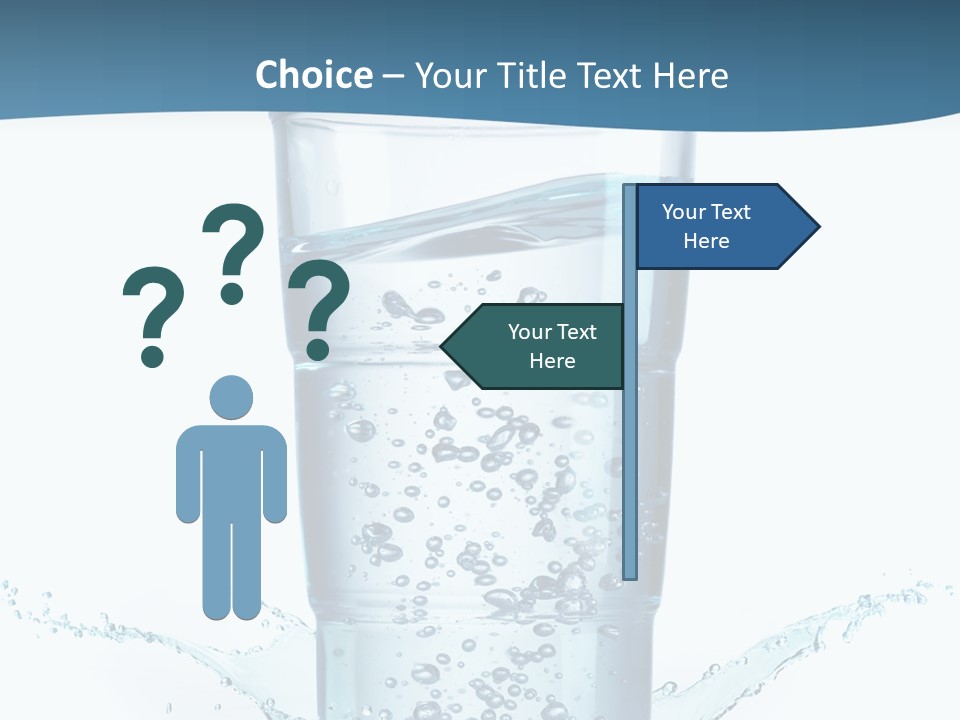 Thirst Glass Water PowerPoint Template