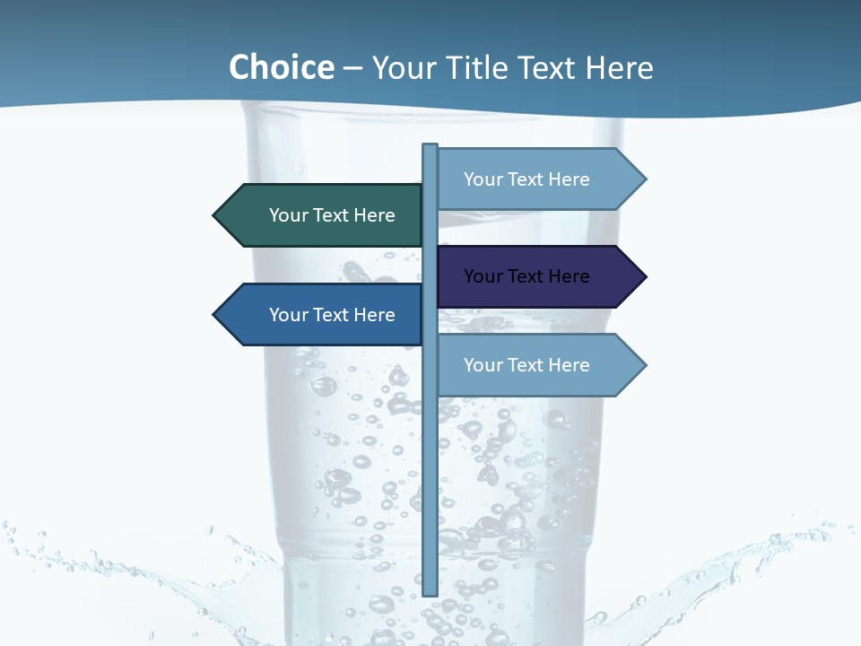 Thirst Glass Water PowerPoint Template