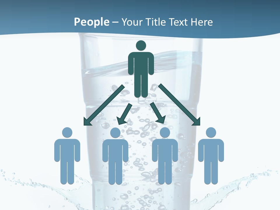 Thirst Glass Water PowerPoint Template