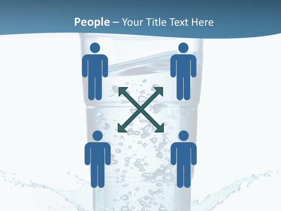 Thirst Glass Water PowerPoint Template
