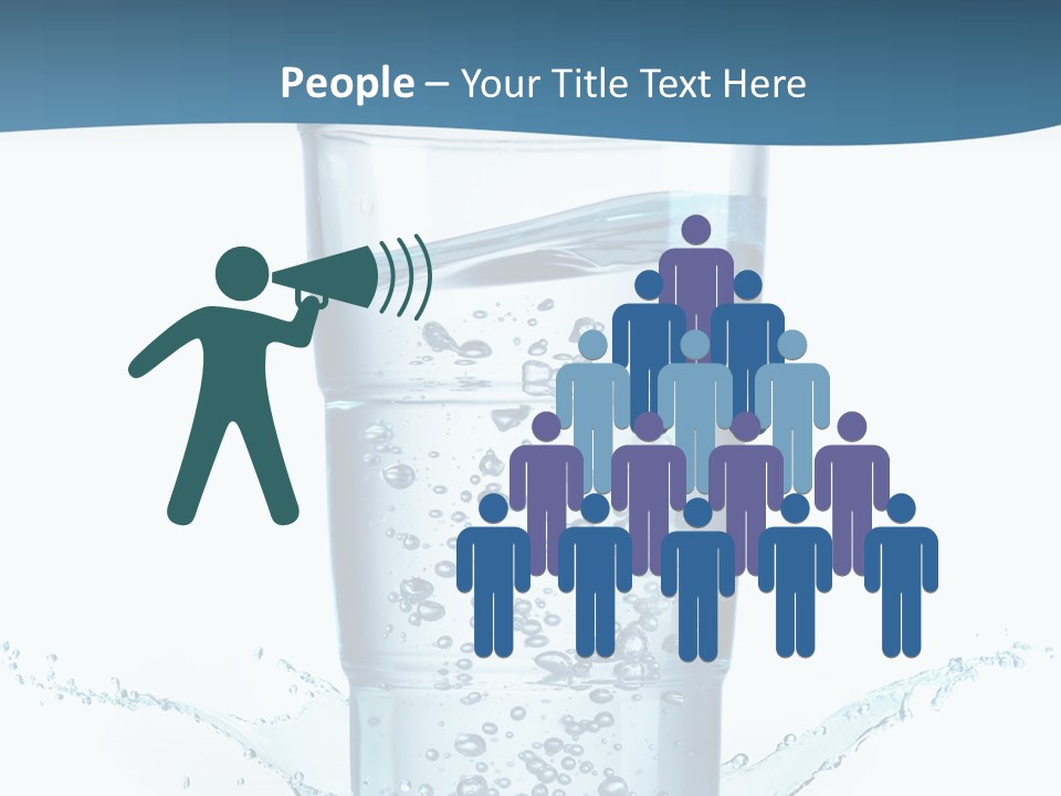 Thirst Glass Water PowerPoint Template