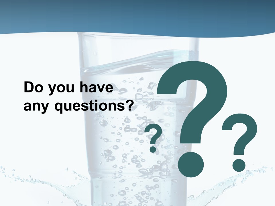 Thirst Glass Water PowerPoint Template