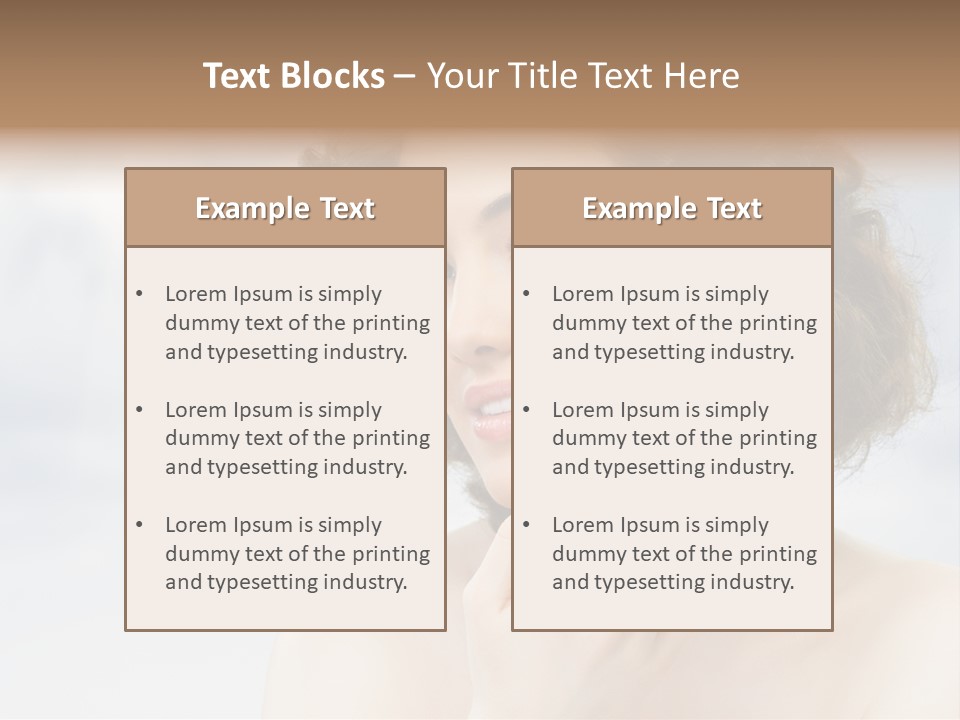 Care Face Health PowerPoint Template