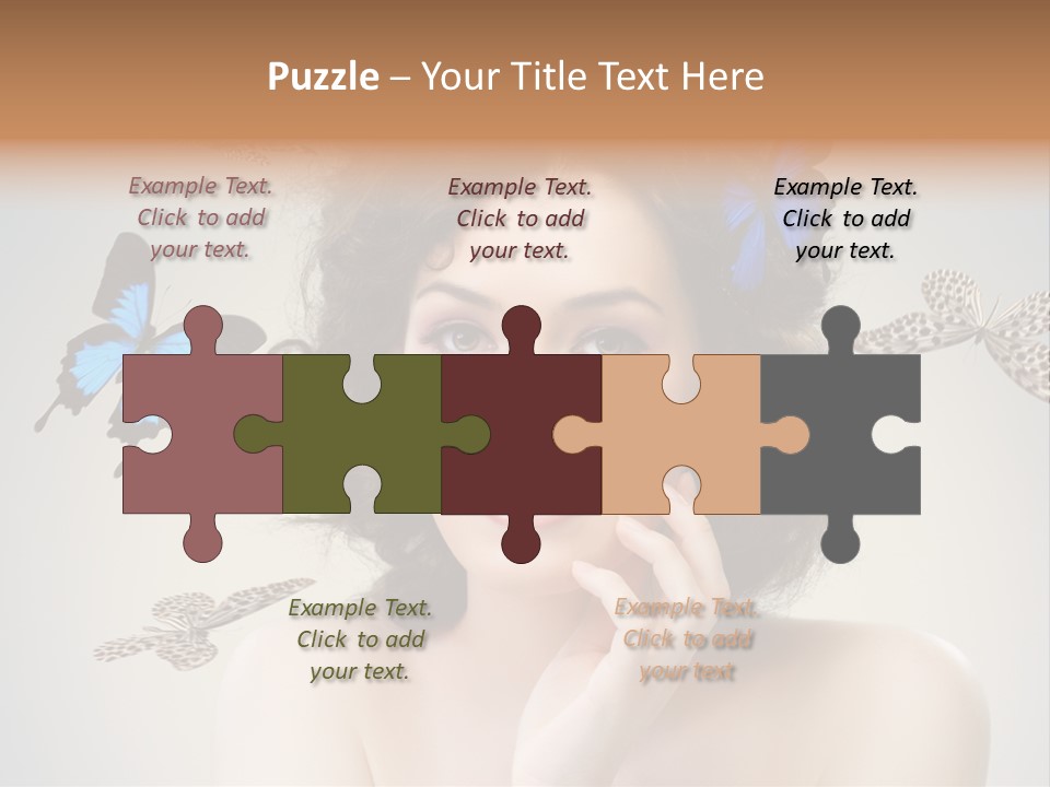 Head Face Smile PowerPoint Template