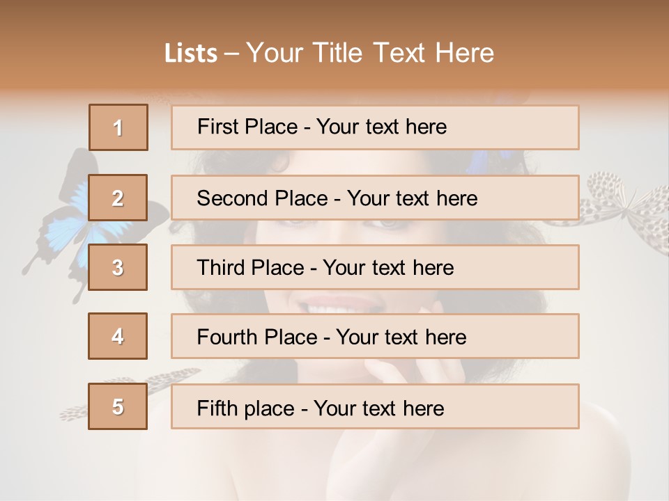Head Face Smile PowerPoint Template
