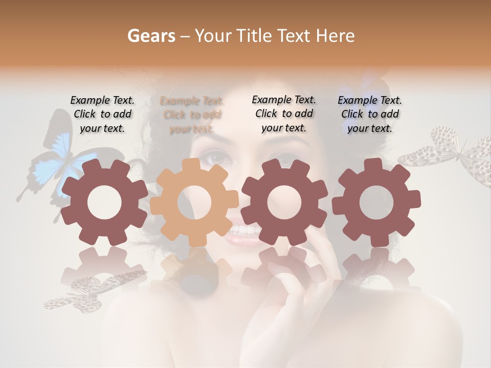 Head Face Smile PowerPoint Template