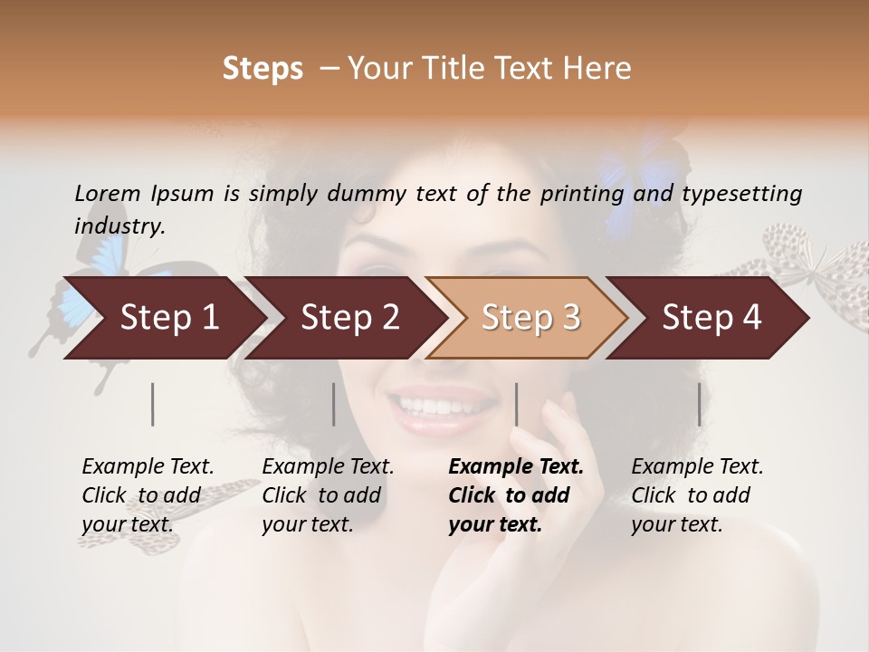 Head Face Smile PowerPoint Template