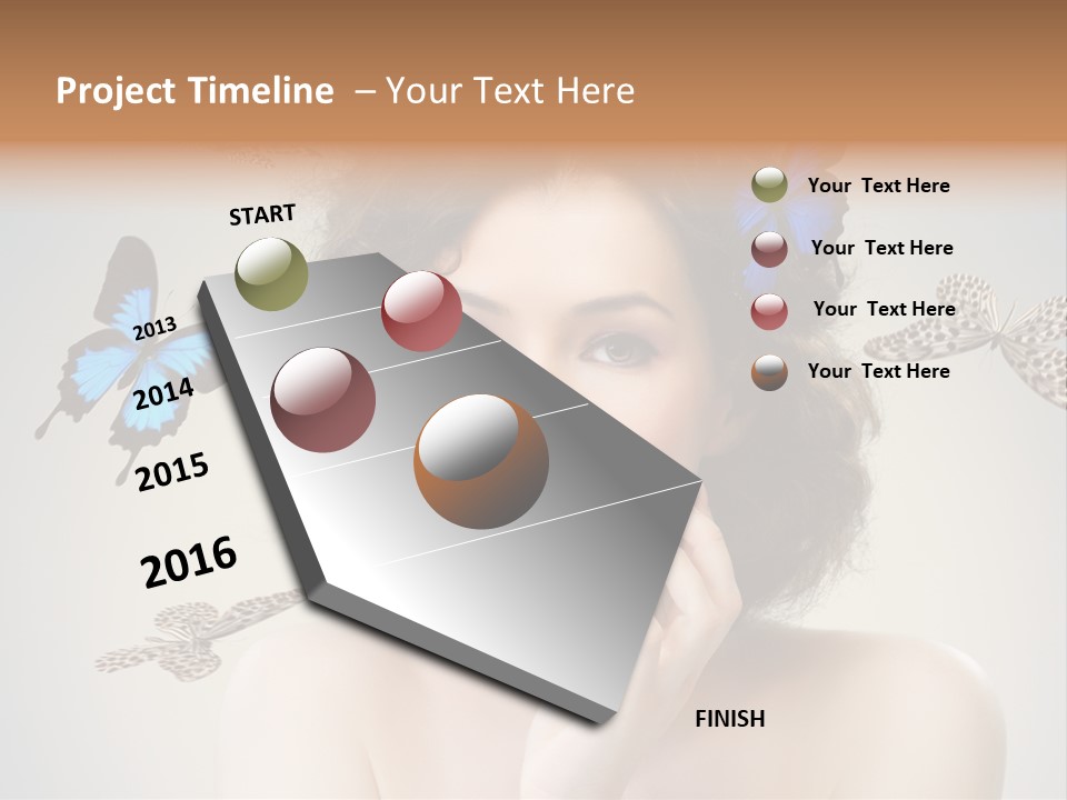 Head Face Smile PowerPoint Template