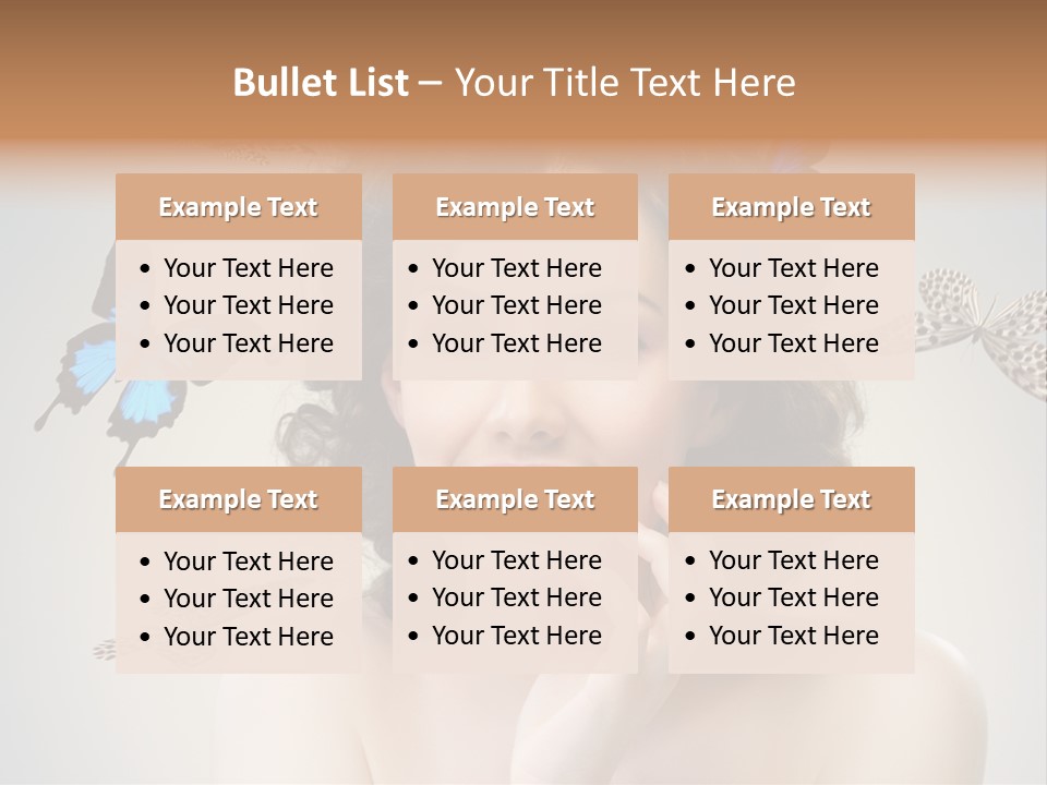 Head Face Smile PowerPoint Template