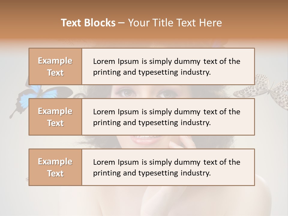 Head Face Smile PowerPoint Template
