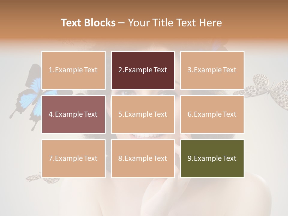 Head Face Smile PowerPoint Template