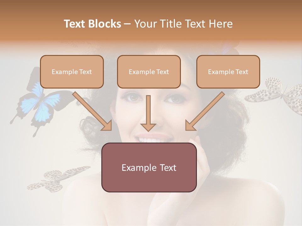 Head Face Smile PowerPoint Template