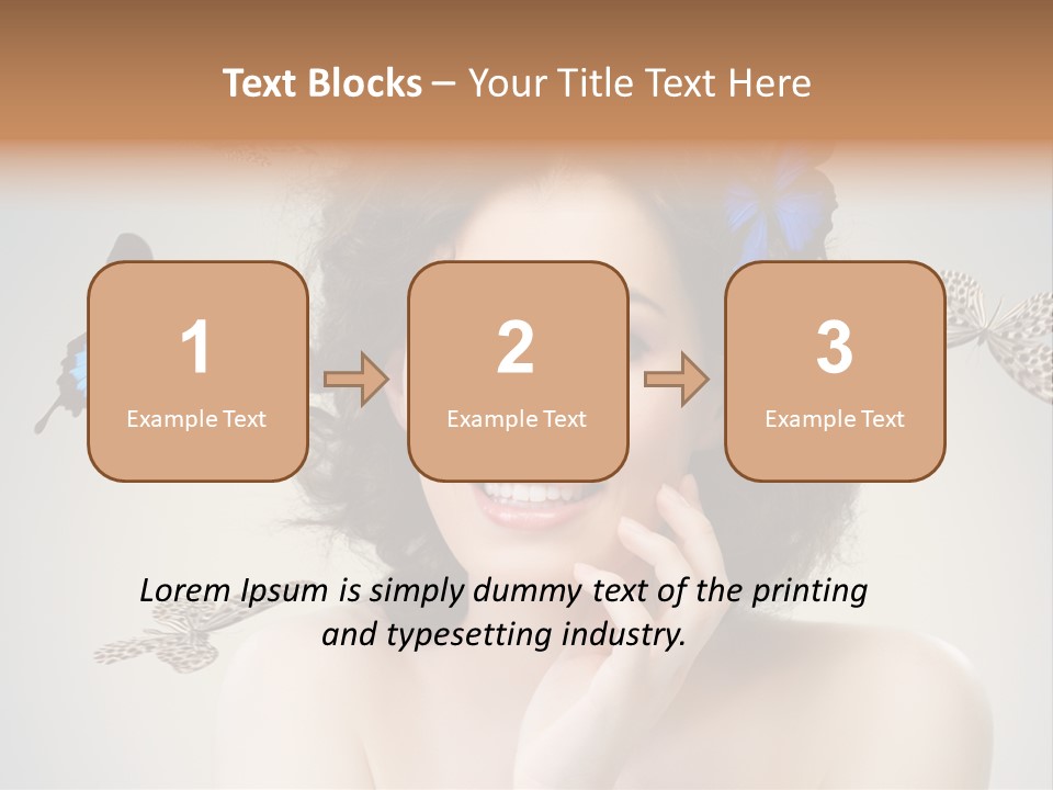 Head Face Smile PowerPoint Template