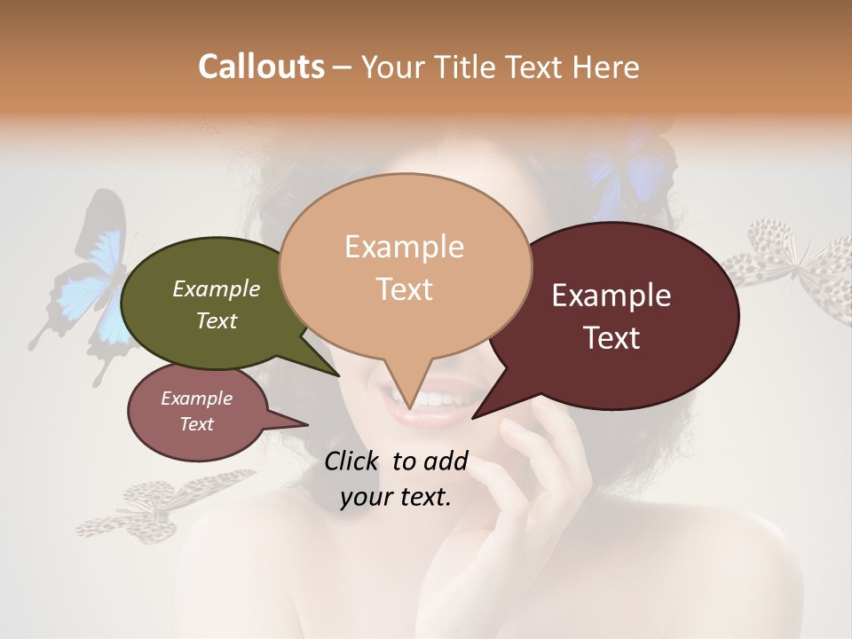 Head Face Smile PowerPoint Template