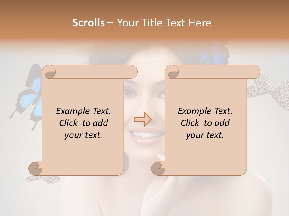 Head Face Smile PowerPoint Template