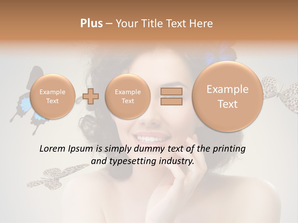 Head Face Smile PowerPoint Template