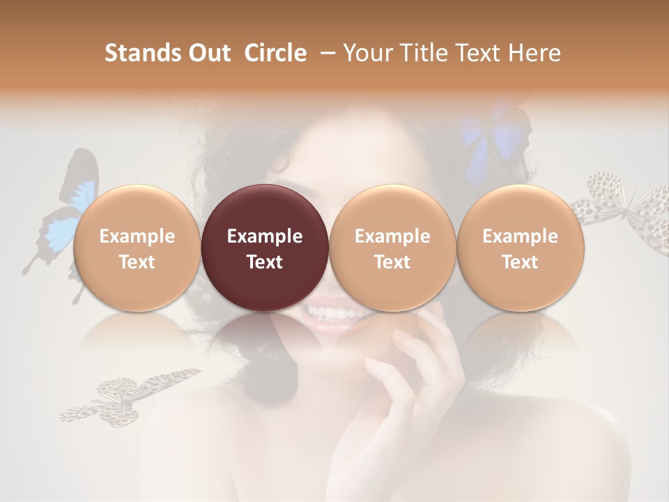 Head Face Smile PowerPoint Template