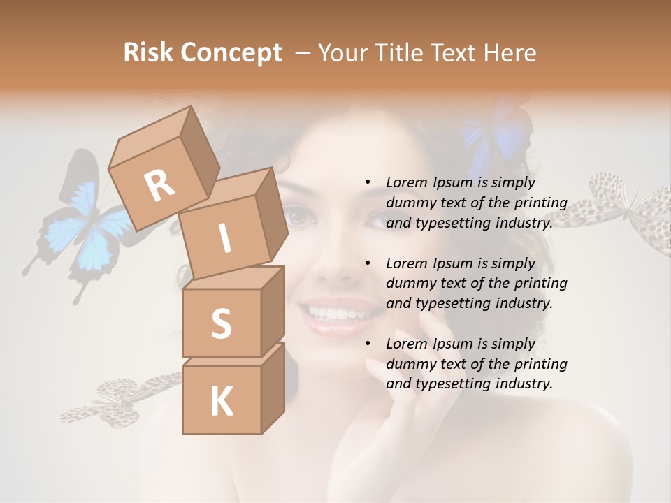 Head Face Smile PowerPoint Template