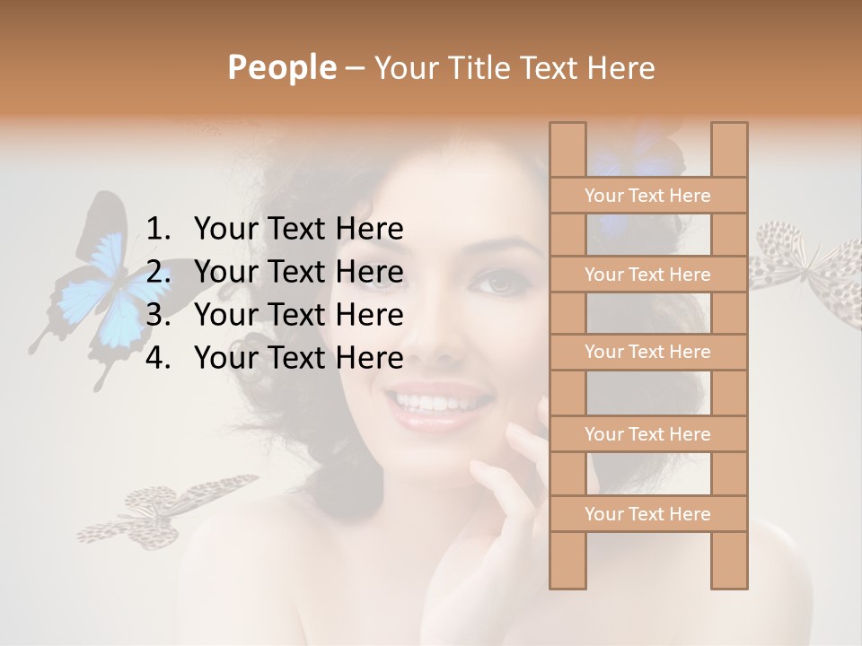 Head Face Smile PowerPoint Template