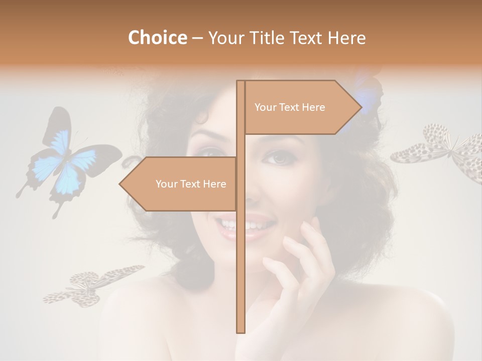 Head Face Smile PowerPoint Template