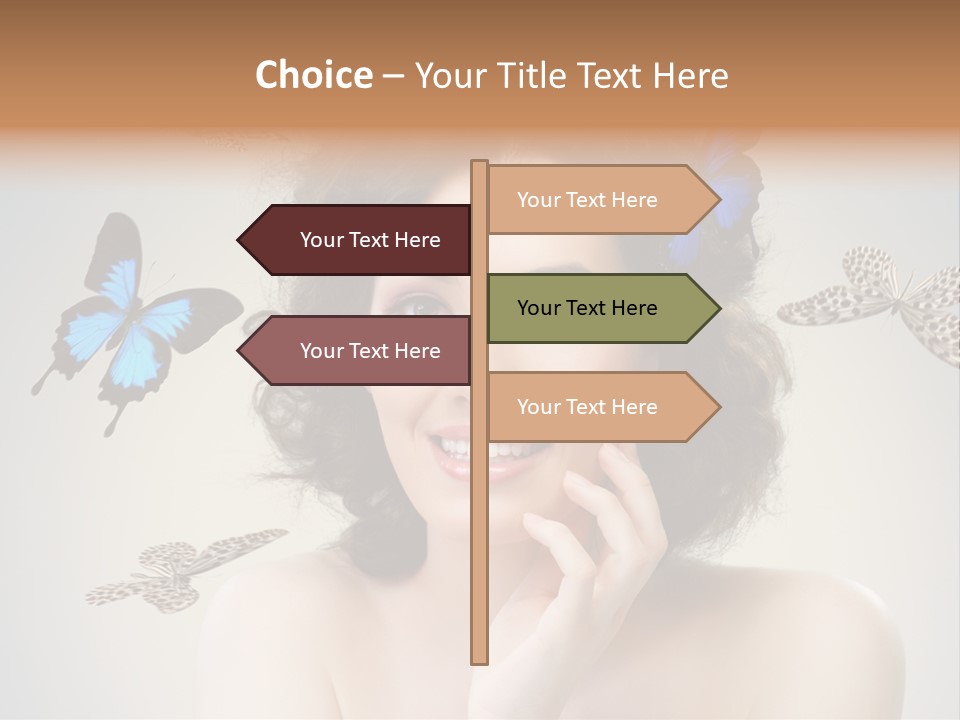 Head Face Smile PowerPoint Template