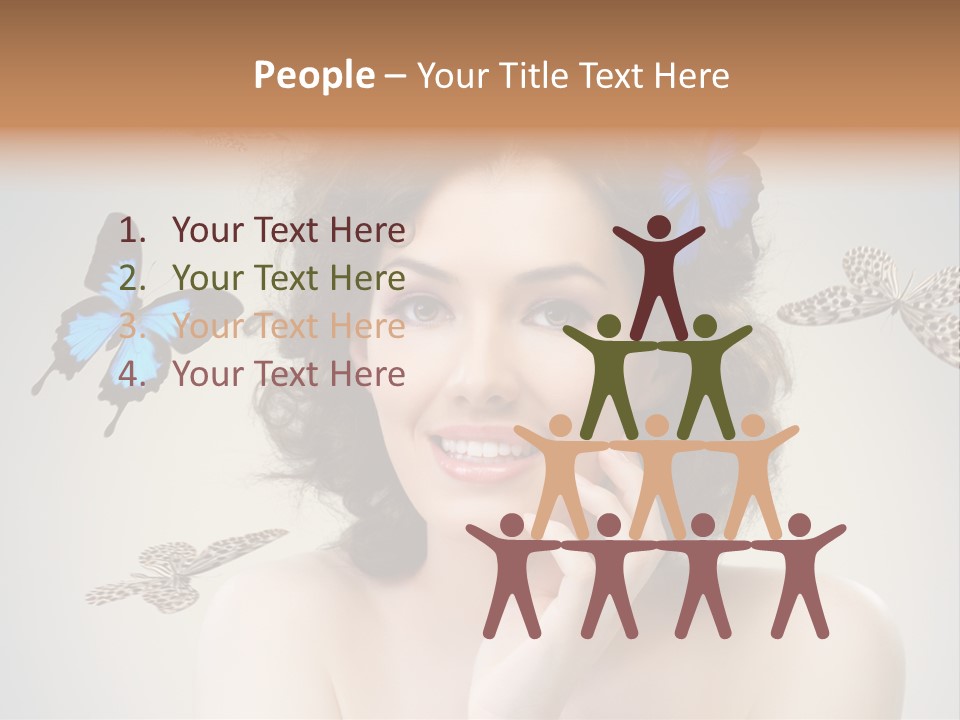 Head Face Smile PowerPoint Template