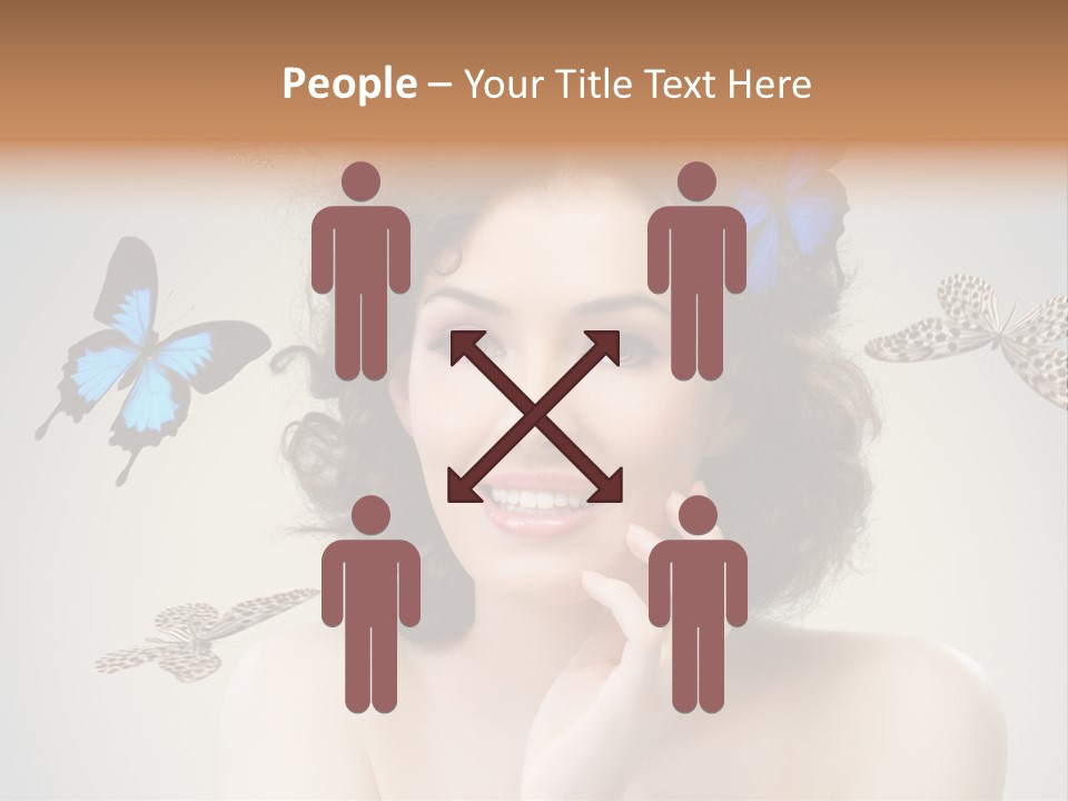 Head Face Smile PowerPoint Template