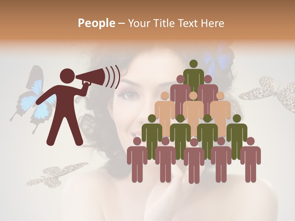 Head Face Smile PowerPoint Template