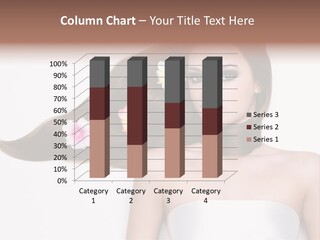 Caucasian Flower Teenager PowerPoint Template