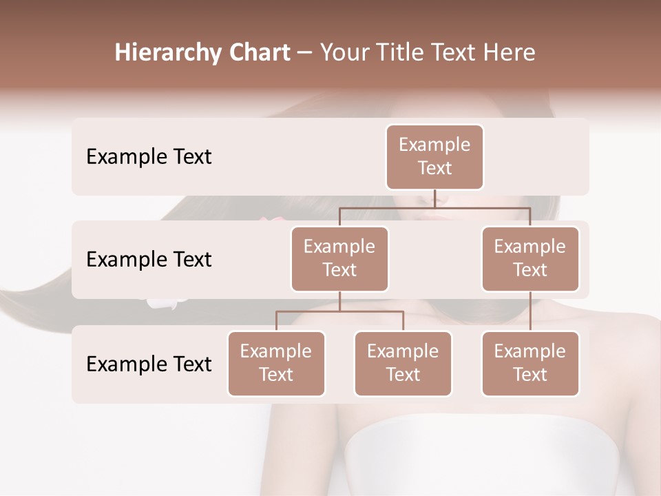 Caucasian Flower Teenager PowerPoint Template