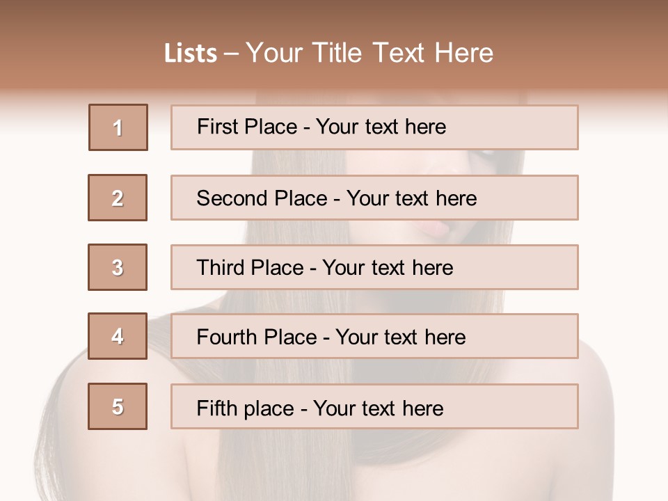 Sexy Fashion Glamour PowerPoint Template