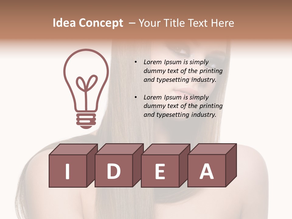 Sexy Fashion Glamour PowerPoint Template