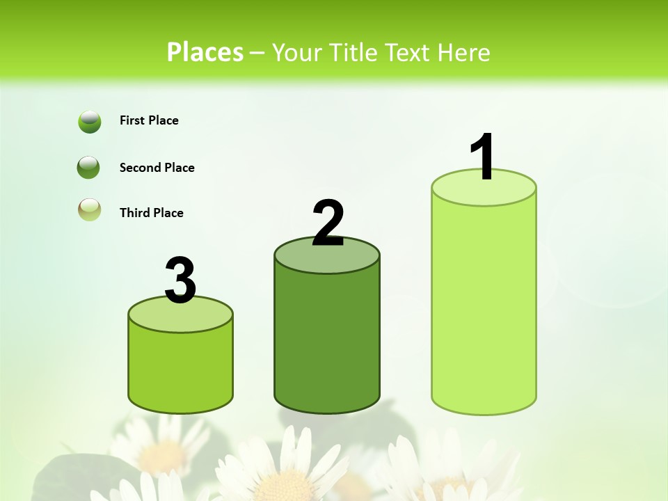 Fresh Daisy Growth PowerPoint Template