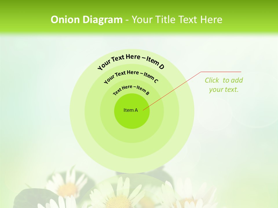Fresh Daisy Growth PowerPoint Template