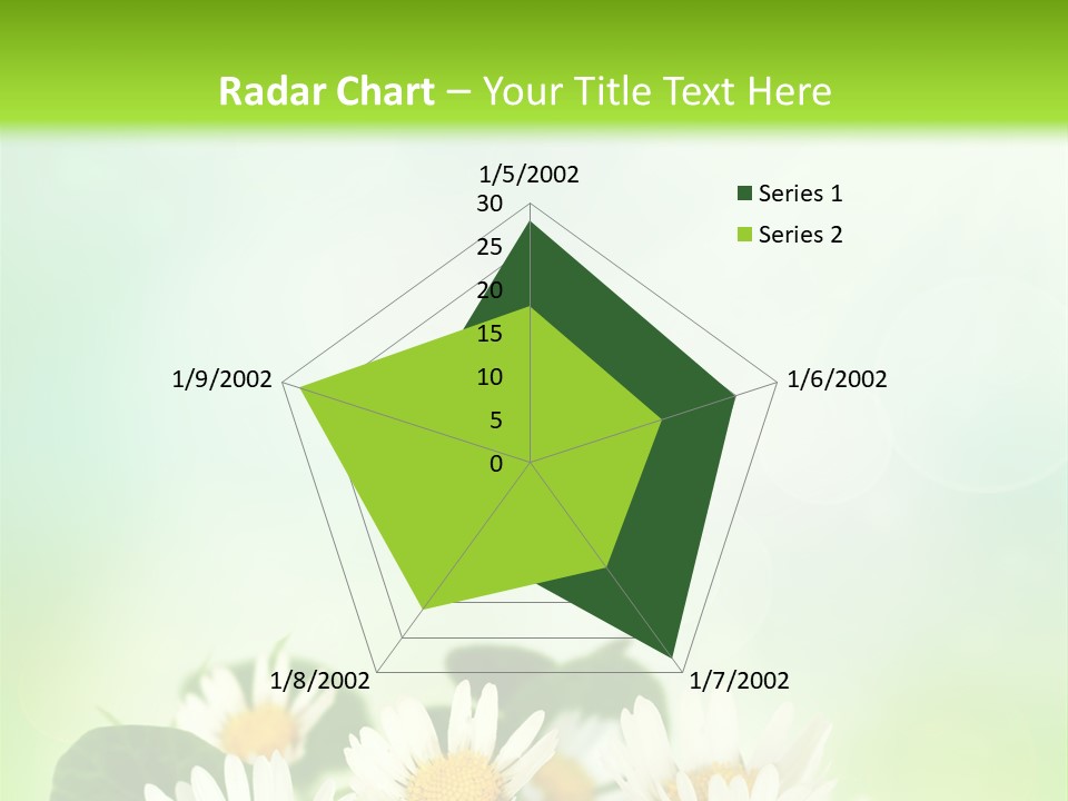 Fresh Daisy Growth PowerPoint Template