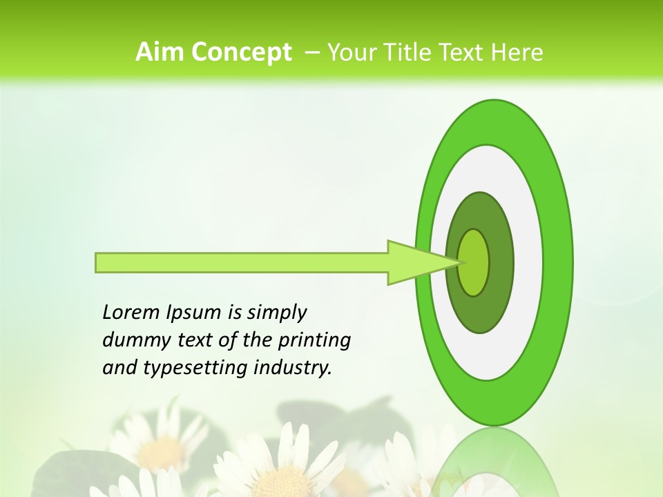 Fresh Daisy Growth PowerPoint Template