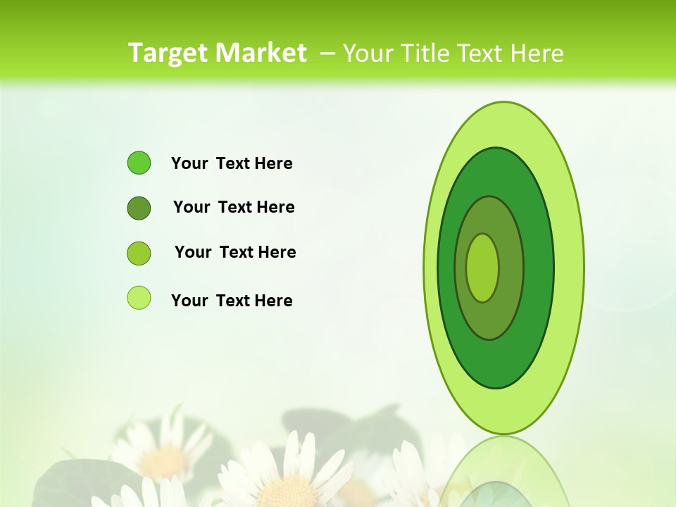 Fresh Daisy Growth PowerPoint Template
