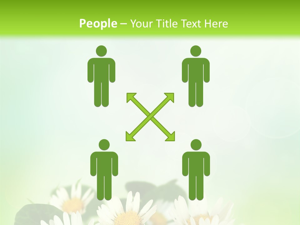 Fresh Daisy Growth PowerPoint Template