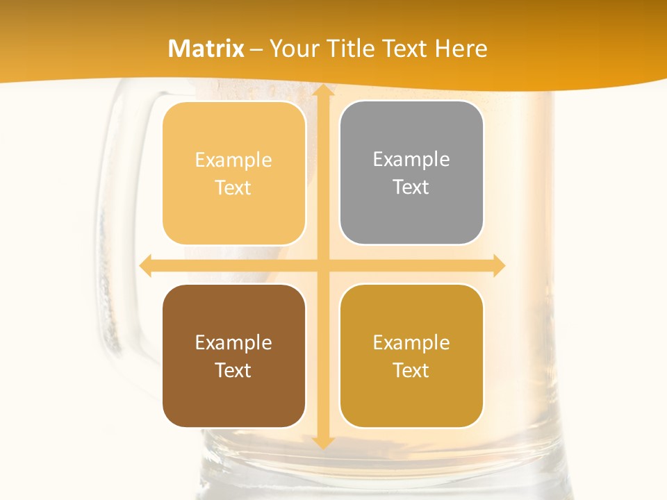 Drink Refreshment White PowerPoint Template