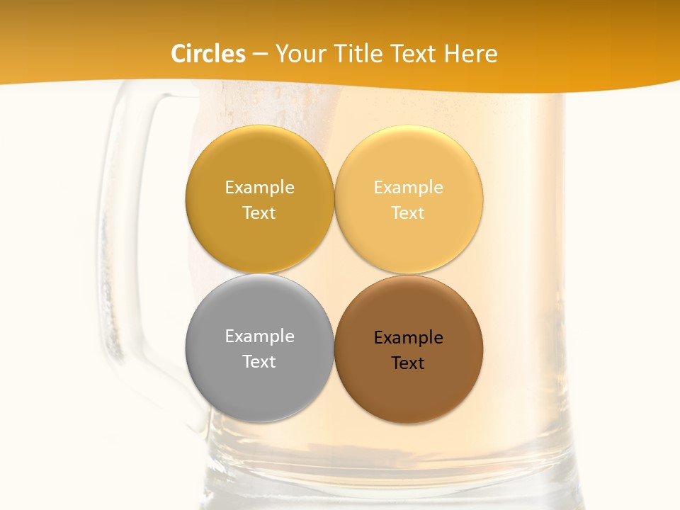 Drink Refreshment White PowerPoint Template